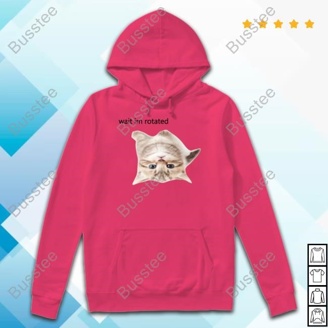 Wait Im Rotated Cat New Shirt Rayelie