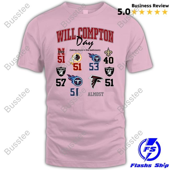 Big Cat Will Compton Day Taking Place In The Bathroom Shirt
