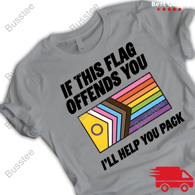 Official The Little Boy If This Flag Offends You I'll Help You Pack Tee