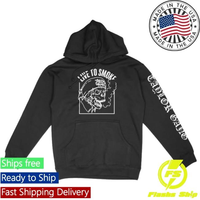 Taylor Gang Merch Live To Smoke Pullover Tee Taylor Gang Merch Live To Smoke Pullover Tee