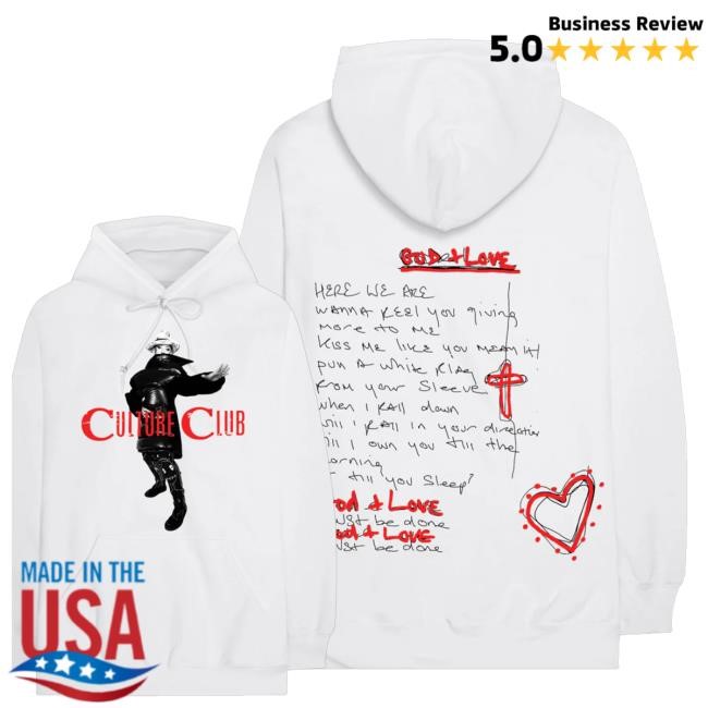 Boy George And Culture Club God & Love White Tank Top Boy George And Culture Club God & Love White Tank Top