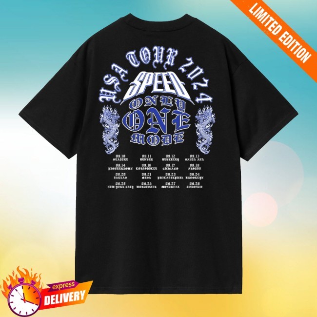 Speed Usa Tour 2024 Shirt  Hoodie  Sweatshirt Speed Merch Store - Busstee