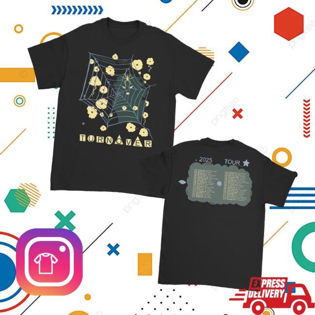 Turnover Music Merch Us Tour 2025 Hoodie Sweatshirt - Busstee