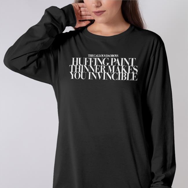 Rolo Tomassi The Callous Daoboys Huffing Paint Thinner Makes You Invincible Long Sleeves Tees Rolotomassiband
