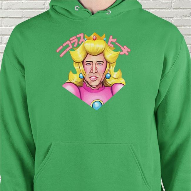 Princess Nicholas Peach Sweatshirt Weird Thrift Store Shirts