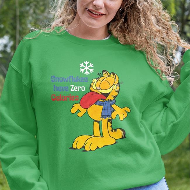 Beepboop1278 Garfield Snowflakes Have Zero Calories New Shirts Edanonymemes