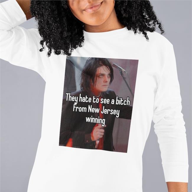 They Hate To See A Bitch From New Jersey Winning Hoodie