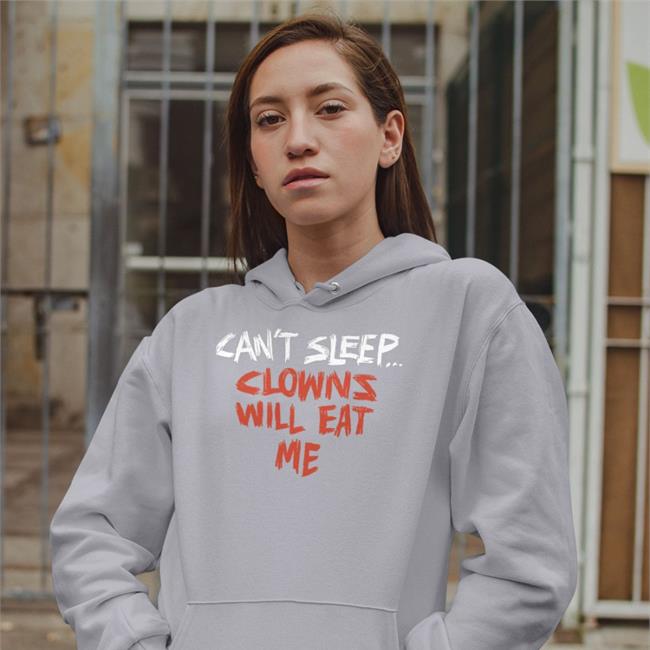 Can't Sleep Clowns Will Eat Me T Shirt Weird Thrift Store Shirts