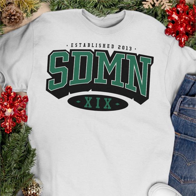 Sdmn Varsity Shirt Sdmn Sidemenclothing Merch Established 2013 Sdmn Shirt