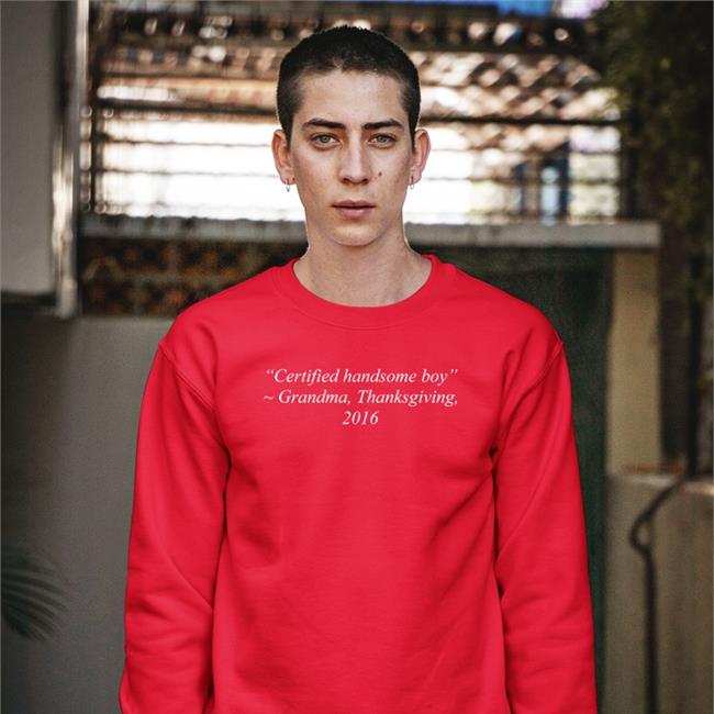 Certified Handsome Boy Grandma Hoodie