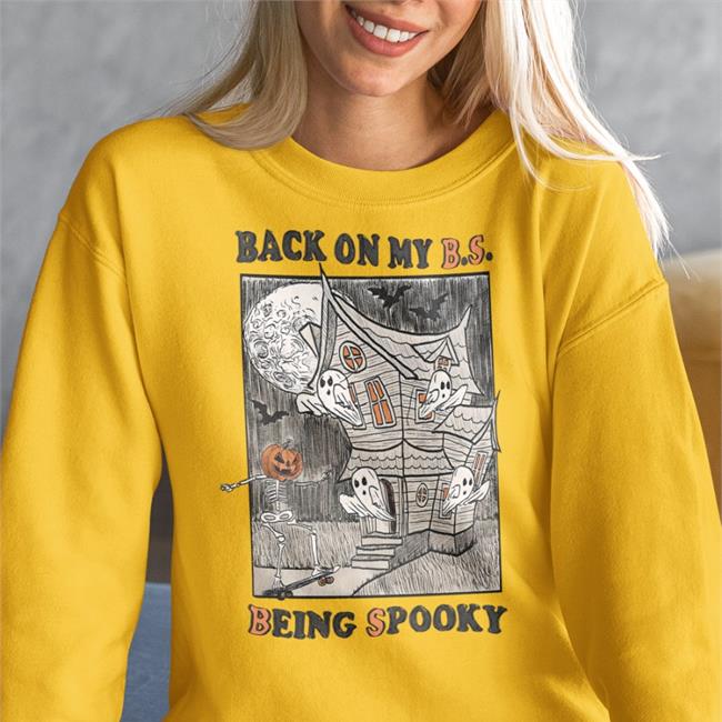 Jmcgg Back On My Bs Being Spooky New Shirt Justin Jmcguires