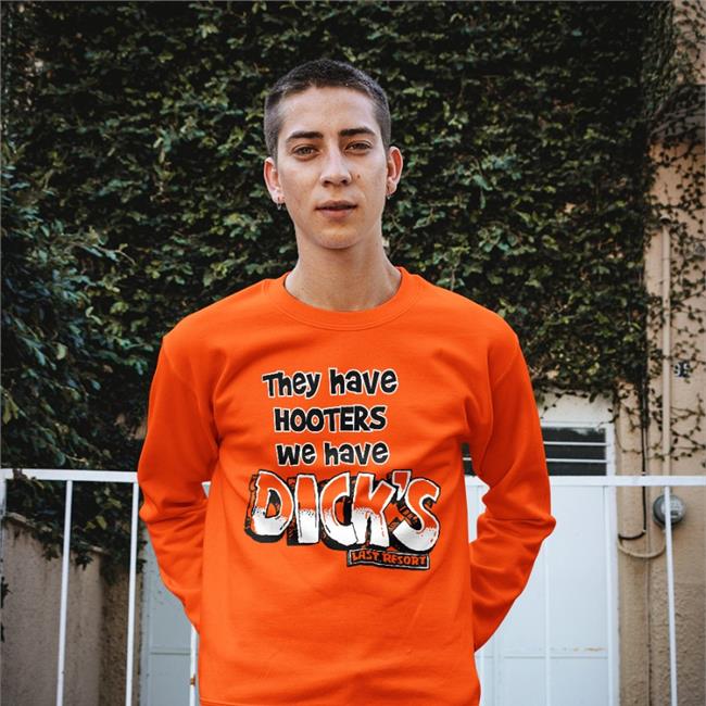 They Have Hooters We Have Dick's Last Resor Tee Shirts Pink