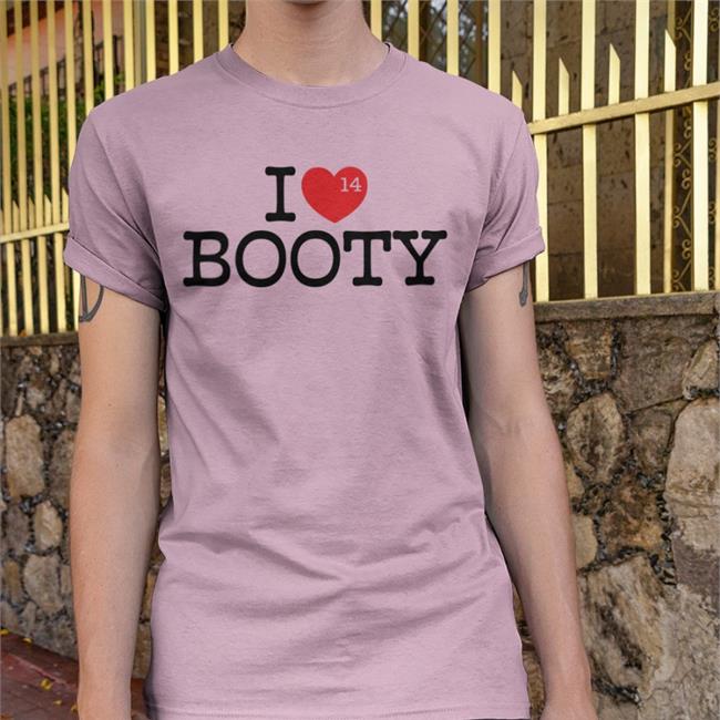 I Love Booty 14 Hoodied Sweatshirt General Booty Merch