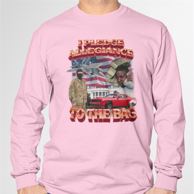 I Pledge Allegiance To The Bag Hoodie Sweatshirt Swag Stimulus Merch