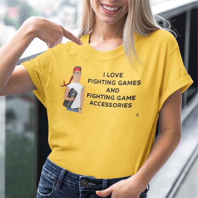 I Love Fighting Games And Fighting Game Accessories Tee Shirt