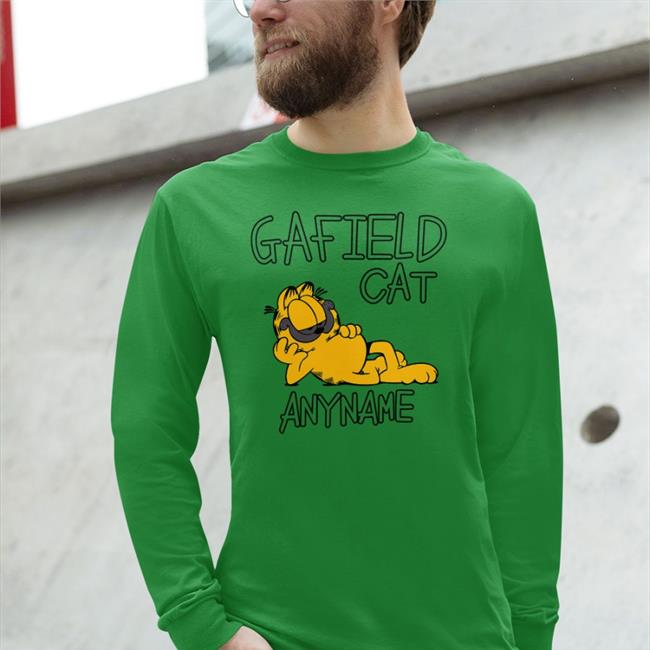 Gafield Cat Anyname Hoodie Poorly Translated Shirts