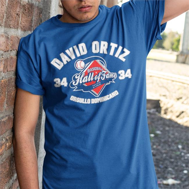 Red Sox David Ortiz Baseball Hall Of Fame 2022 Orgullo Dominicano Hoodie Sweatshirt Cut4