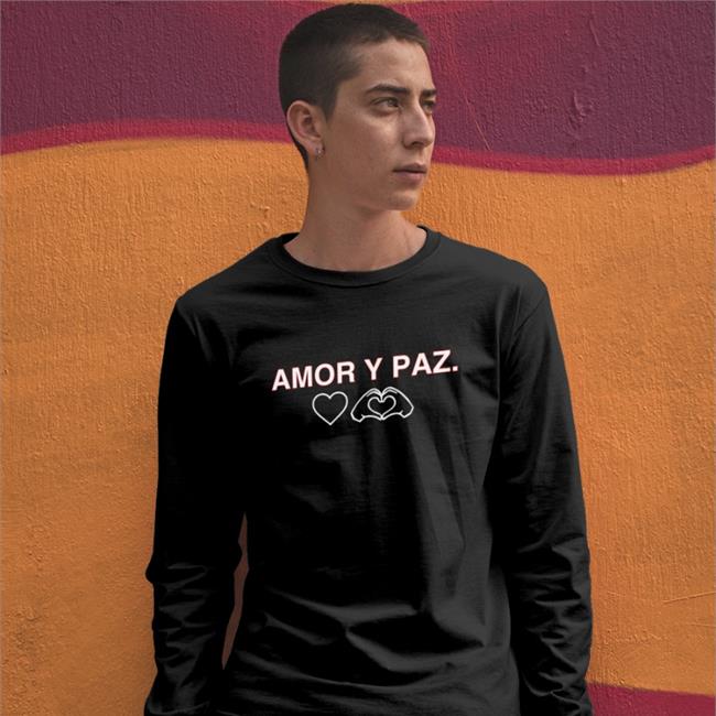 Christopher Morel Amor Y Paz Hoodie Blue