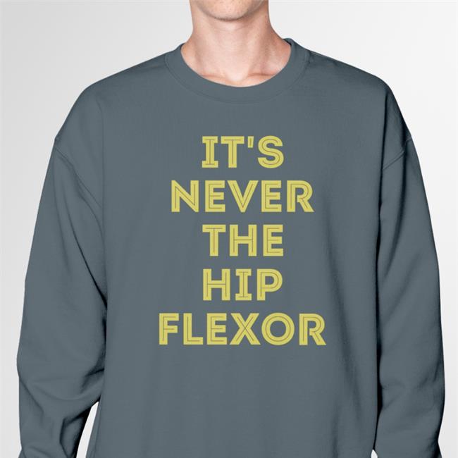 It's Never The Hip Flexor T Shirt Awesomephysio