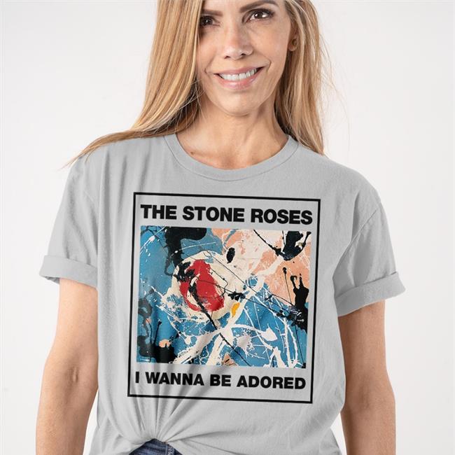 The Stone Roses Store The Stones Roses I Wanna Be Adored Tee Shirt