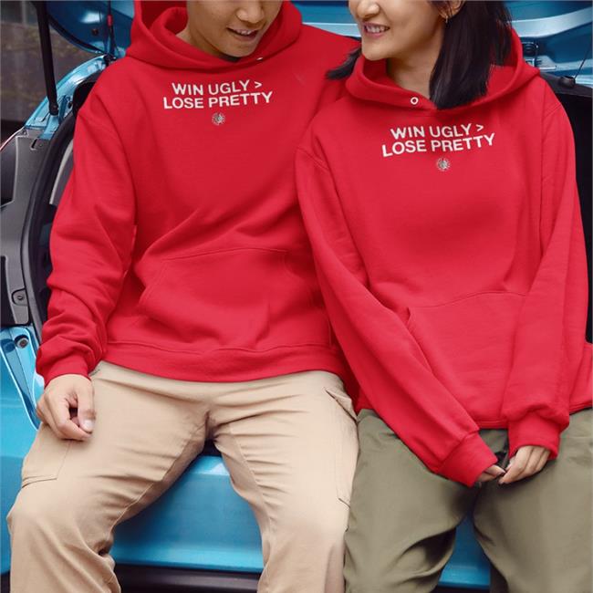 Joezmcfly Wearing Win Ugly > Lose Pretty Sweatshirt