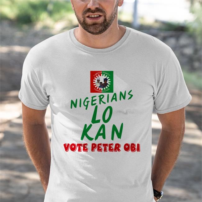 Jack Nigerians Lo Kan Vote Peter Obi Shirt Labour Party Forward Shirt