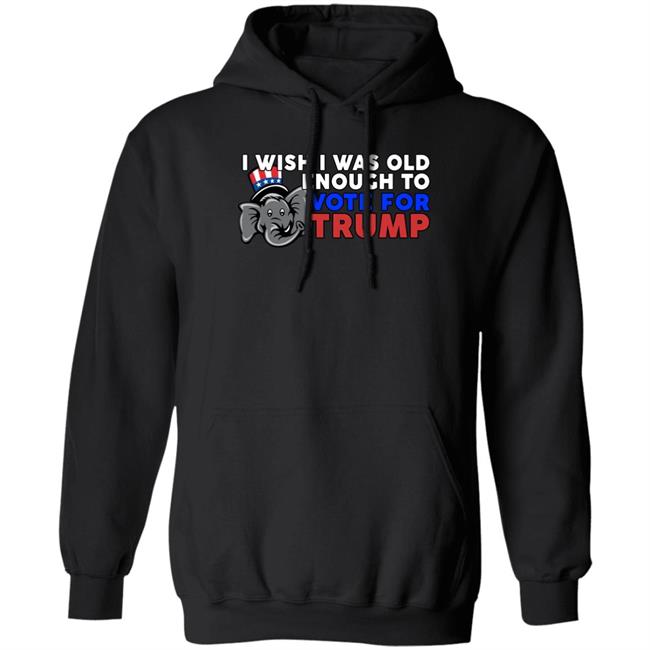 Designitapparel Store Shirts With Threatening Aura I Wish I Was Old Enough To Vote For Trump Shirt