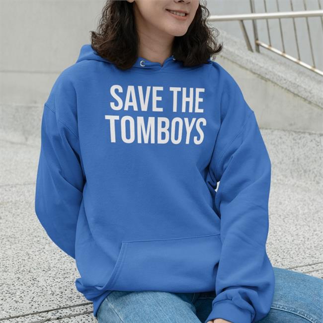 Gaysagainstgroomers Merch Black Save The Tomboys T Shirt
