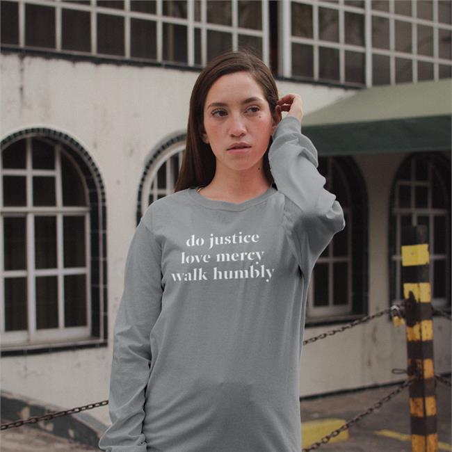 Emma Meesseman Wearing Do Justice Love Mercy Walk Humbly Shirt