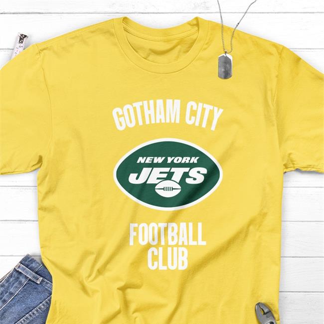 Gotham City Football Club New York Jets Logo Hoodie New York Jets Gotham City Football Club Shirt