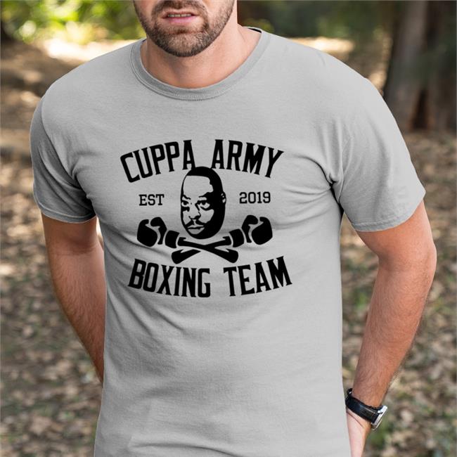 Cuppa Army Est 2019 Boxing Team New Shirt Beetlejuice Green