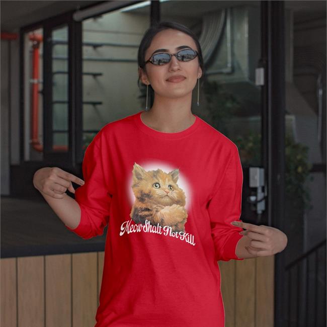 Shirts That Go Hard Meow Shalt Not Kill T Shirts
