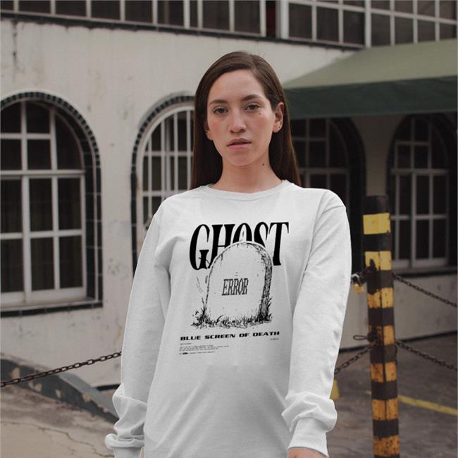 Ghostgaming Store Jollztv Ghost Error Blue Screen Of Death Shirt