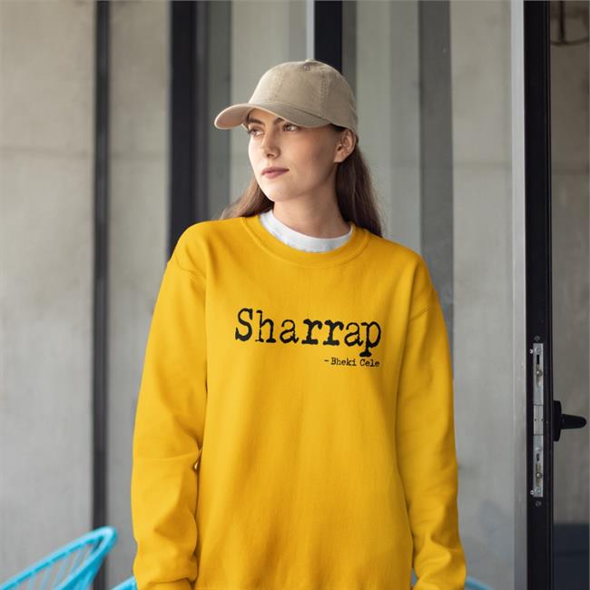 Ian Cameron Wearing Sharrap Bheki Cele Shirts