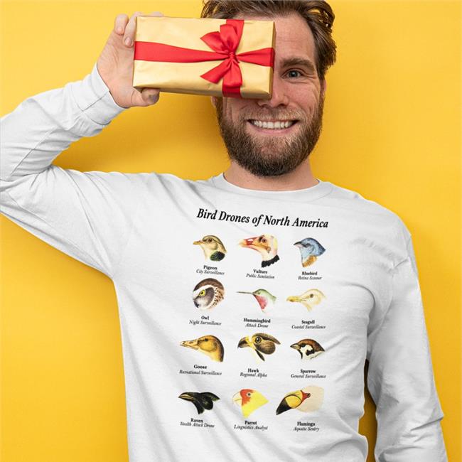 Drone Field Guide Shirt Bird Drones Of North America Shirt Birds Aren't Real Store