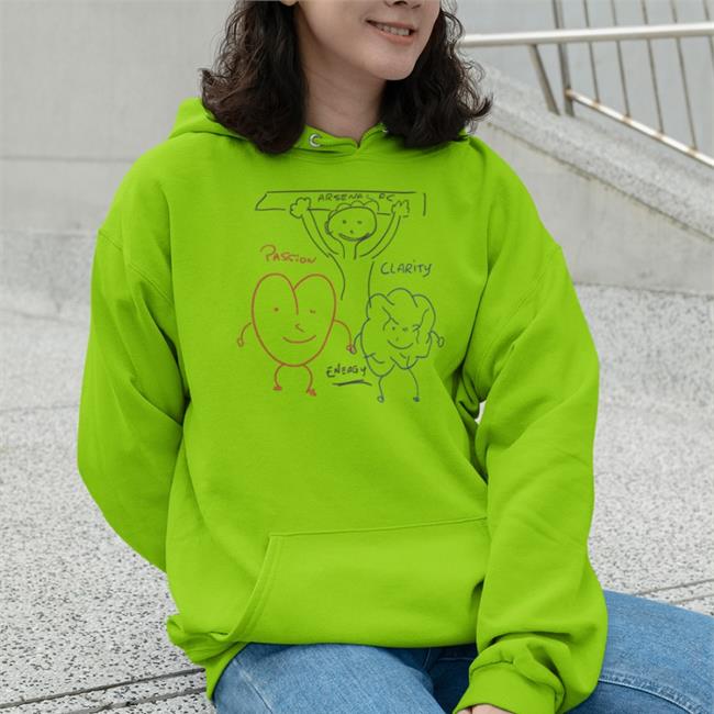 Arsenal Fc Passion Clarity Energy Hoodie