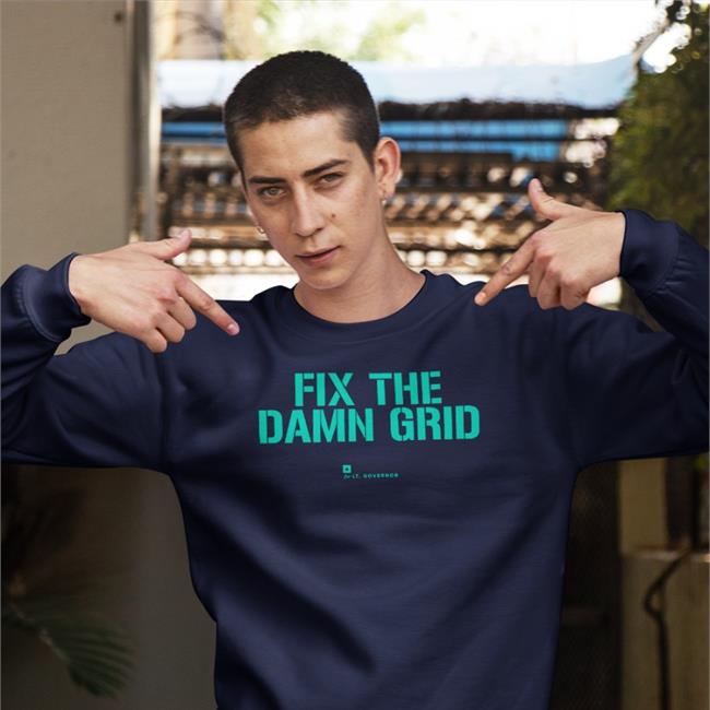 Mike Collier Fix The Damn Grid Long Sleeve T Shirt Collier For Texas Store