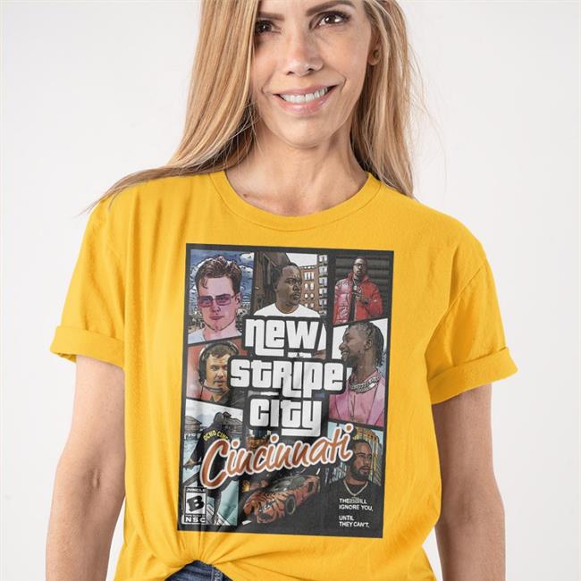 Newstripecity Store Gta New Stripe City Cincinnati T Shirt Ace Boogie