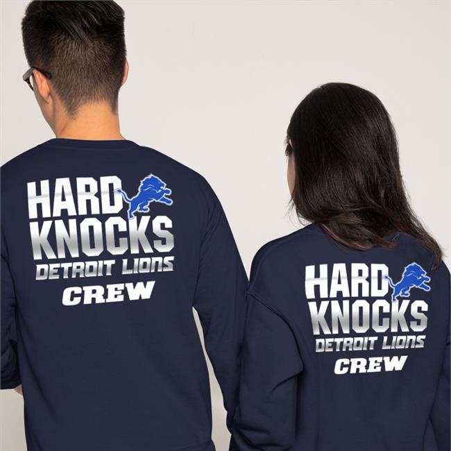 Hard Knock Detroit Lions Crew Tee Shirt