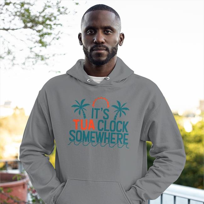 Miami Dolphins It's Tua Clock Sometimes Tee Shirts White