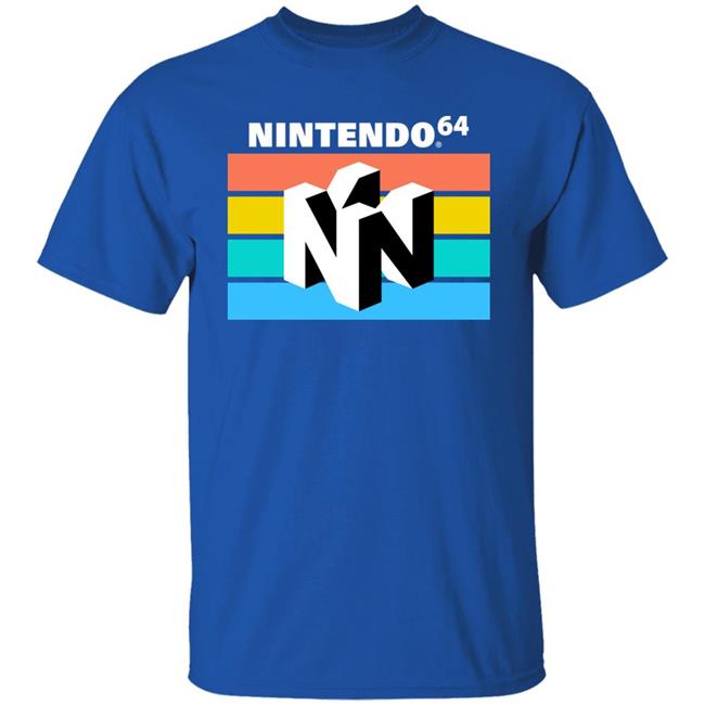 Pan-Pizza: Toon Slayer Nintendo 64 Rainbow Shirt Ign Store
