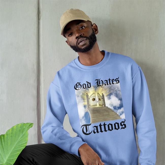 Trashcan Paul God Hates Tattoos Hoodie Shitheadsteve Merch
