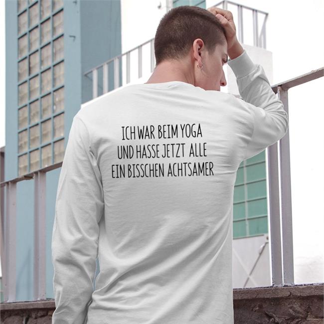 Himbeere Ich War Beim Yoga Und Hasse Jetzt Alle Ein Bisschen Achtsamer New Shirt Luyoga Merch