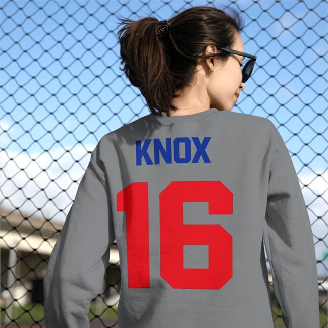Tommy Sweeney Wearing Long Live Luke Knox 16 Tee Bills Players