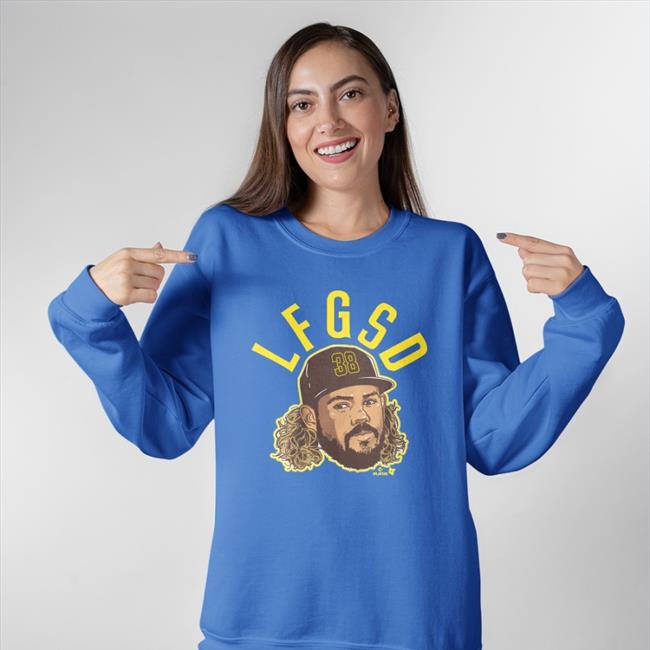Padres Wearing Jorge Alfaro Lfgsd Tee Shirt