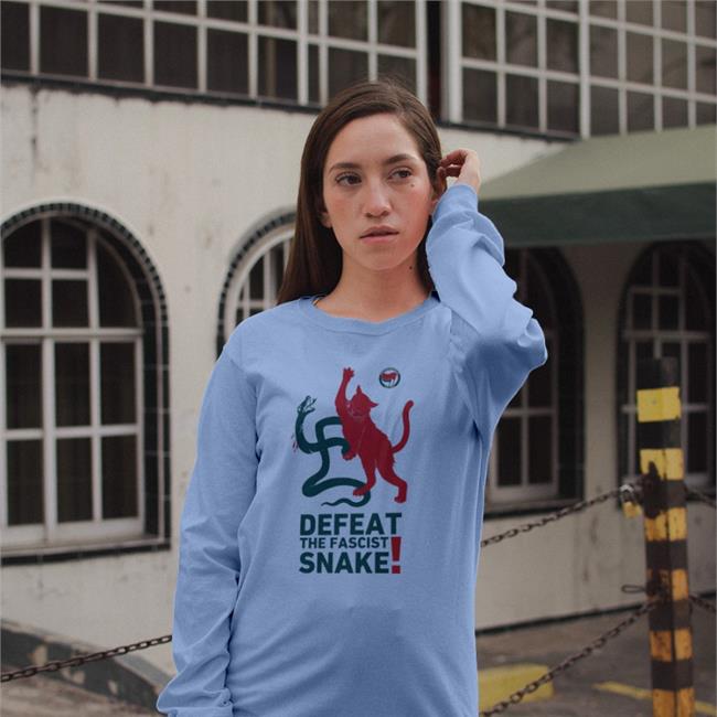 Soviet Cat Defeat The Fascist Snake T Shirts