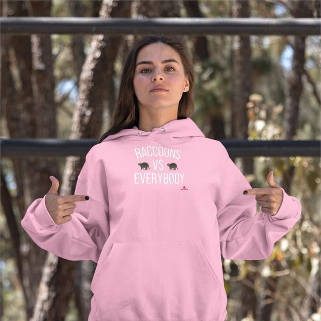 Raccoons Vs Everybody T-Shirt The Beaverton Store