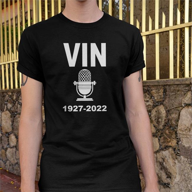 Vin Scully Microphone 1927-2022 Tees Los Angeles Dodgers