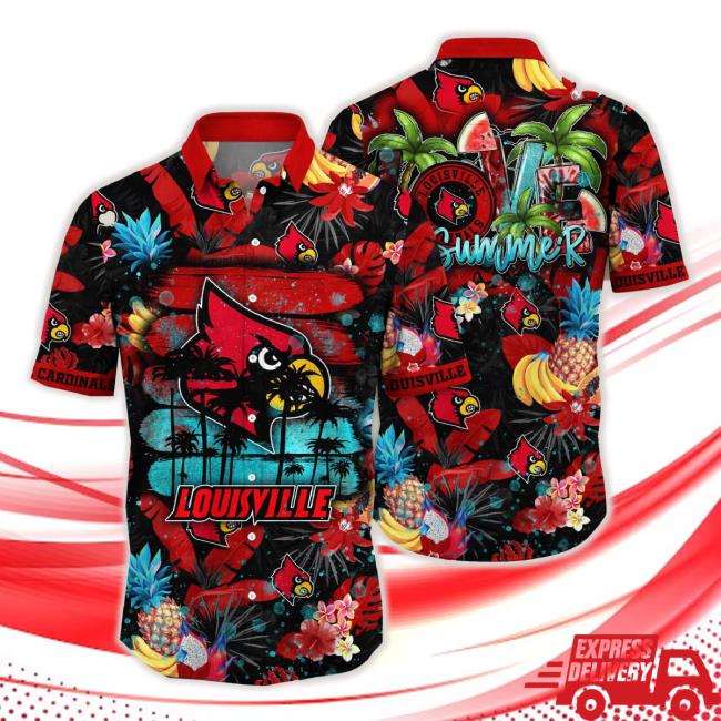 Trending Louisville Cardinals Ncaa Hawaiian Shirt Mid-Yeartime Aloha TankTop