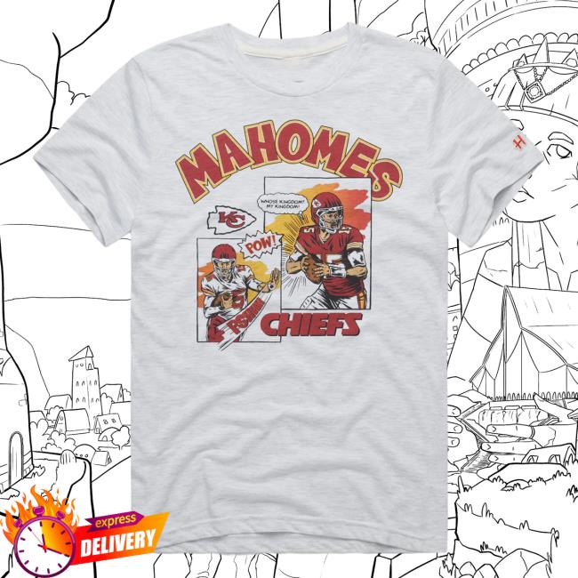 Official Homage Merch Store Kansas City Chiefs Comic Book Patrick Mahomes Popover Hoodie Homage Apparel Clothing Shop